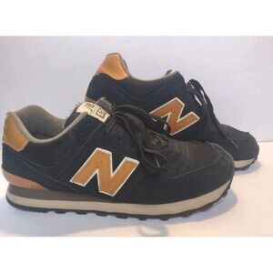 2012 NEW BALANCE ML574UB 574 BLACK PECAN BROWN OFF WHITE 10.5